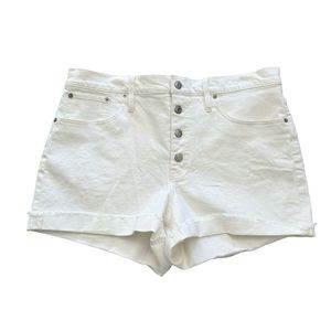 J. Crew white denim shorts